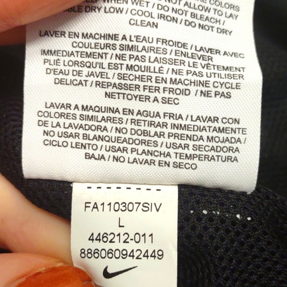 Nike Athletic Lightweight Running Pants Black Size L - Picture 9 of 10